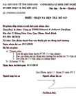 Phiếu nhận hồ sơ và hẹn trả kết quả
